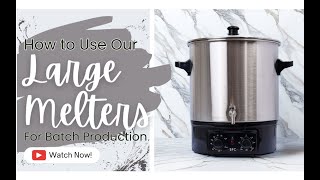 How To Use Our Wax Melters - 27L & 16L 💡🙋‍♂️