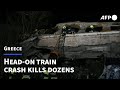 Train accident in Greece kills dozens | AFP