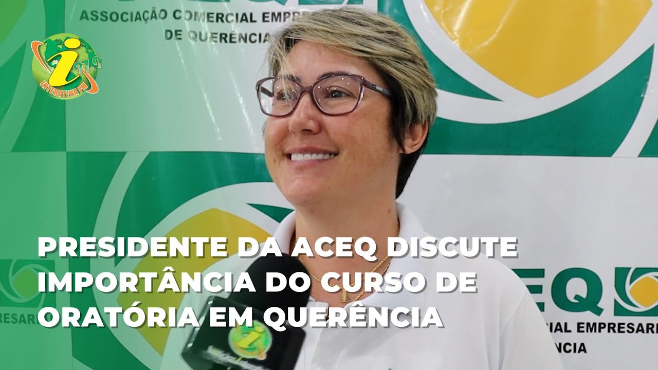 Presidente da ACEQ discute importância do curso de oratória em