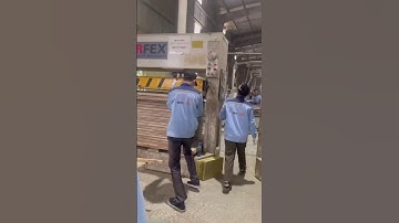 Sự thật ít ai biết về công đoạn ép cánh trong sản xuất cửa gỗ công nghiệp #cuagochongchay