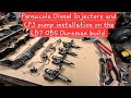 Diesel fuel injector and cp3 pump installation duramax diesel 66 lb7 turbo charged obs build