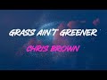Chris Brown - Grass Ain't Greener Lyrics | That Grass Ain't Greener On The Other Side