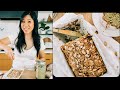 Making MATCHA ALMOND LOAF | CASUAL COOKING with HONEYSUCKLE