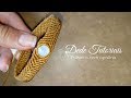 Dede Tutoriais | Como fazer uma pulseira com opalina #239