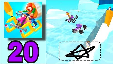 Scribble Rider - All Levels Gameplay, New iOS Android Games