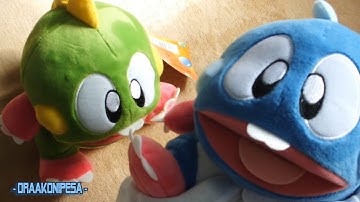 Bubble Bobble Bubblun Bobblun Plush Toy With Sound Effects Unboxing