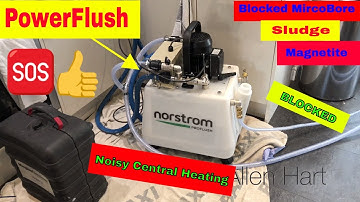Powerflushing Blocked Microbore Copper Pipe Day in the life of a Plumber