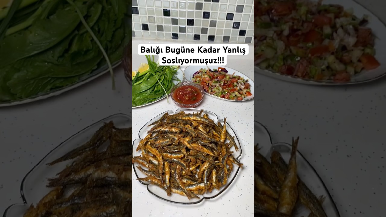 Balığı Bugüne Kadar Yanlış Sosluyormuşuz!!! #yemektarifleri #sebzeyemekleri #yemek #pratiktarifler
