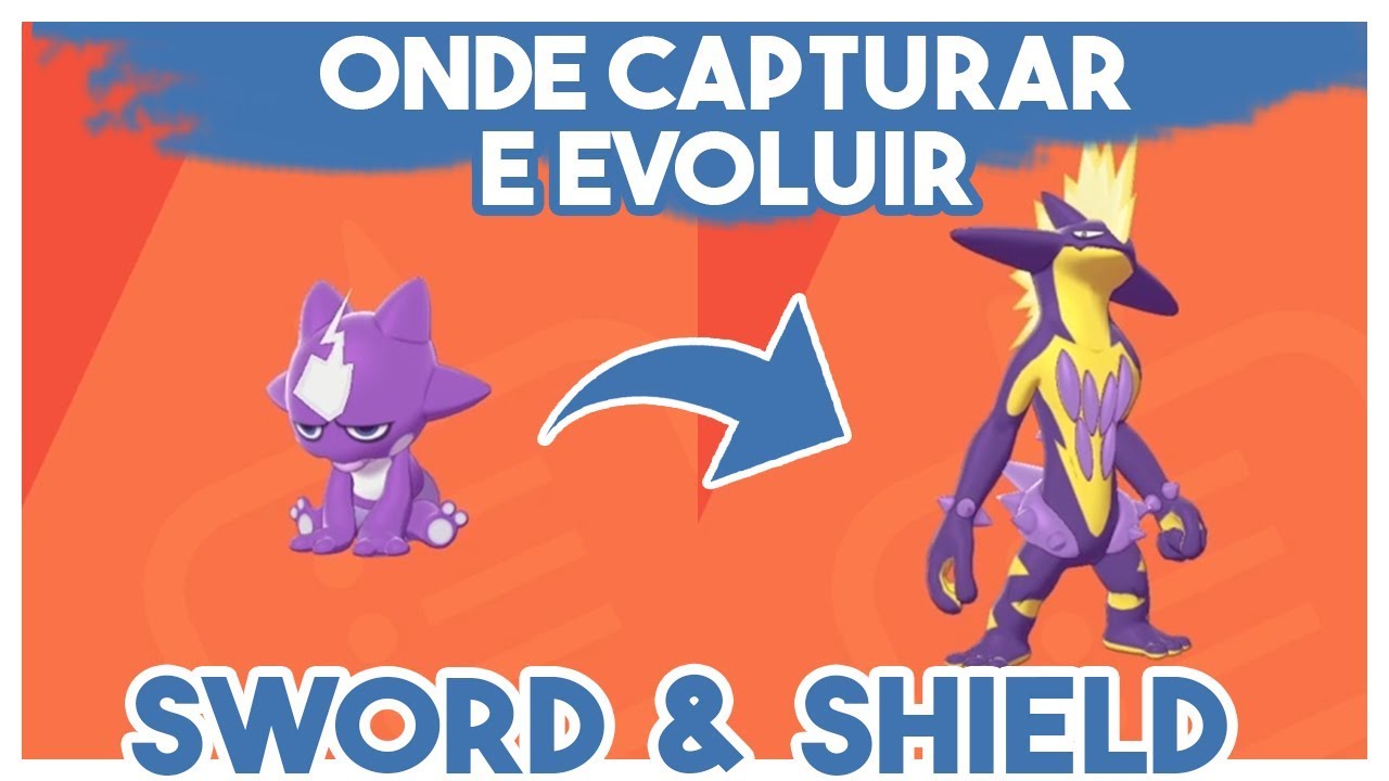 Onde ganhar um Toxel e como evoluir pra Toxtricity forma Amped ou Low Key  em Pokémon Sword e Shield! 