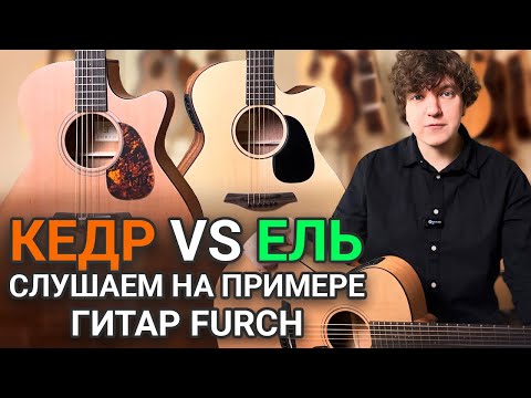 Видео: Ель или Кедр: что Выбрать? Честный обзор гитар Furch из линеек Blue и Violet.