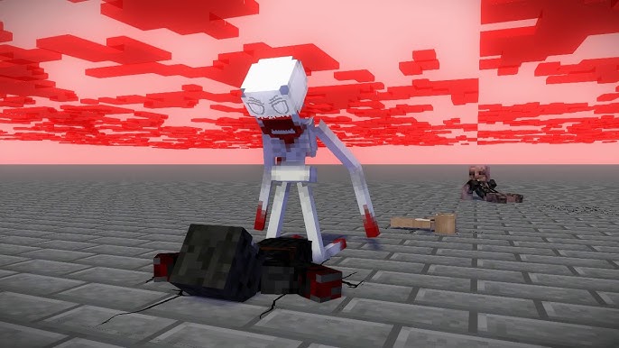 SCP-017 Shadow Person VS Kirbo & The Gang - Minecraft Animation 