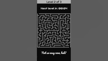 Maze Puzzle Brain Game: Can You Solve All 3 Levels? 🧠🔥