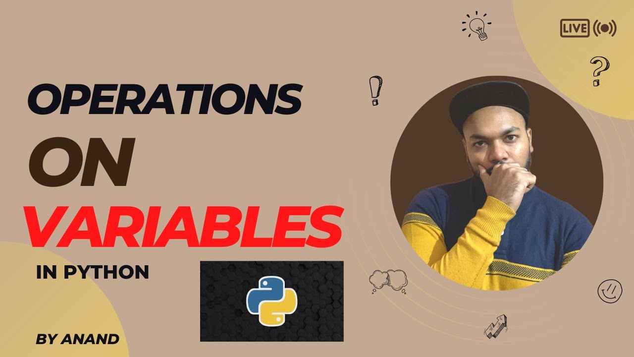 Operations on Variables in Python - YouTube