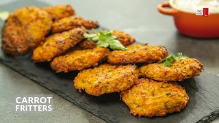 Oven Baked Carrot Fritters | Food Channel L Recipes