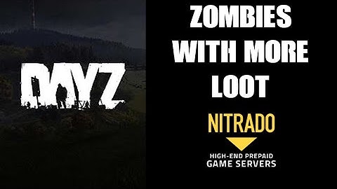 How To Increase Edit Amount Of Loot Zombies Spawn With & Carry DAYZ Nitrado Private Xbox PS4 Server