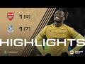 PENALTY SHOOT-OUT 👀| Arsenal 1-1 Crystal Palace (8-7 on Penalties) | Carabao Cup