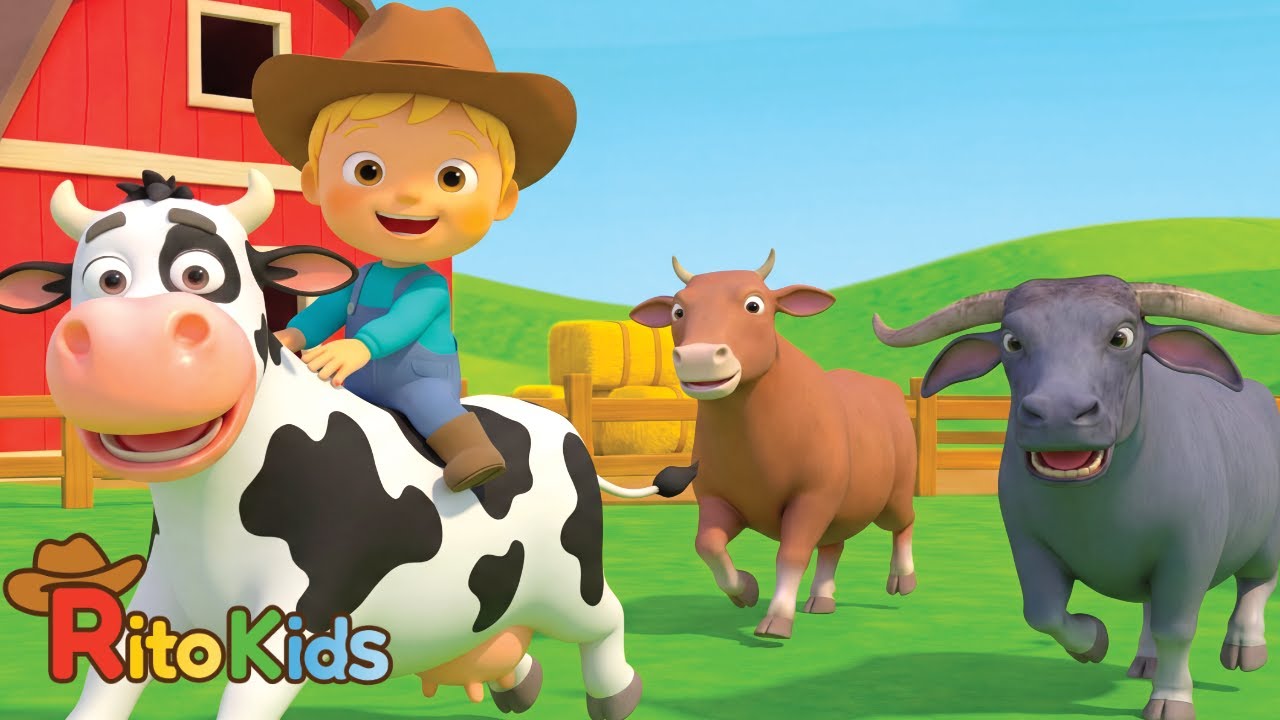 La Vaca Lola y Sus Amigos | Canciones Infantiles de Animales