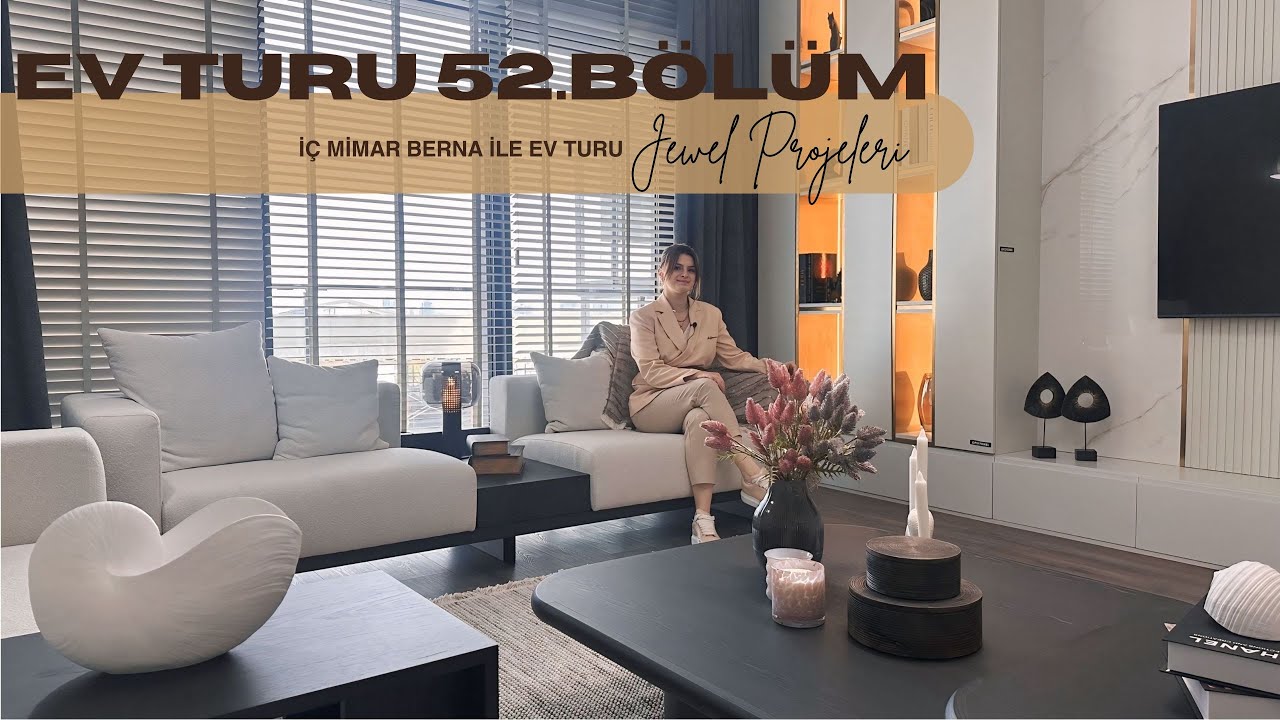 EV TURU 52.BÖLÜM // Salon büyüklüğünde balkonlar // İç Mimar Berna