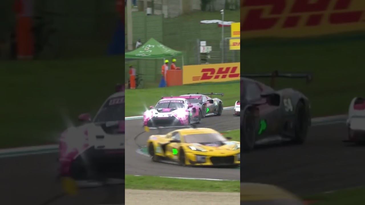 WOW! Ferrari avoids huge crash 😰