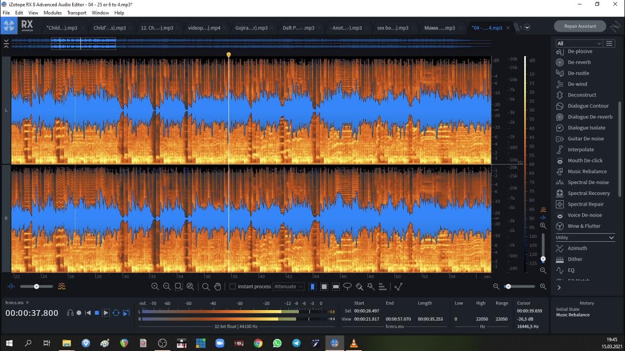 Нейросеть удаляет вокал. IZOTOPE RX 7 Advanced Audio Editor. IZOTOPE RX 8. IZOTOPE RX 10. IZOTOPE - RX 10 Audio Editor Advanced.
