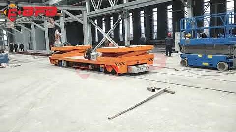 Vertical And Horizontal Movement Transfer Cart/Motorized Railway Transfer Trolley Design