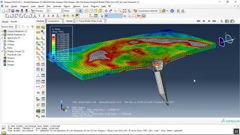Simulation high velocity impact in Abaqus ste by step. Damage criterion