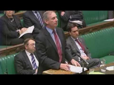 John McDonnell suspended from house of commons 15th January 2009