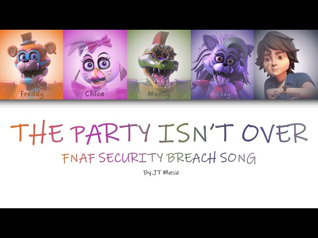 FNAF SECURITY BREACH SONG The Party Isn't Over ENG lyrics class=