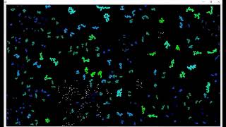 Artificial Intelligence - Cells Fight And Multiply Using Genetic Algorithm