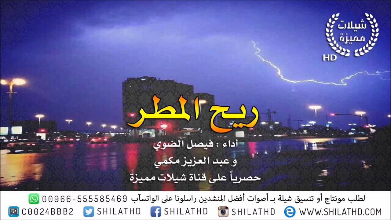 شيلة ريح المطر || أداء فيصل الضوي و عبد العزيز مكمي || شيلات 2016