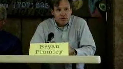 Bryan Plumley Speaks at Debate