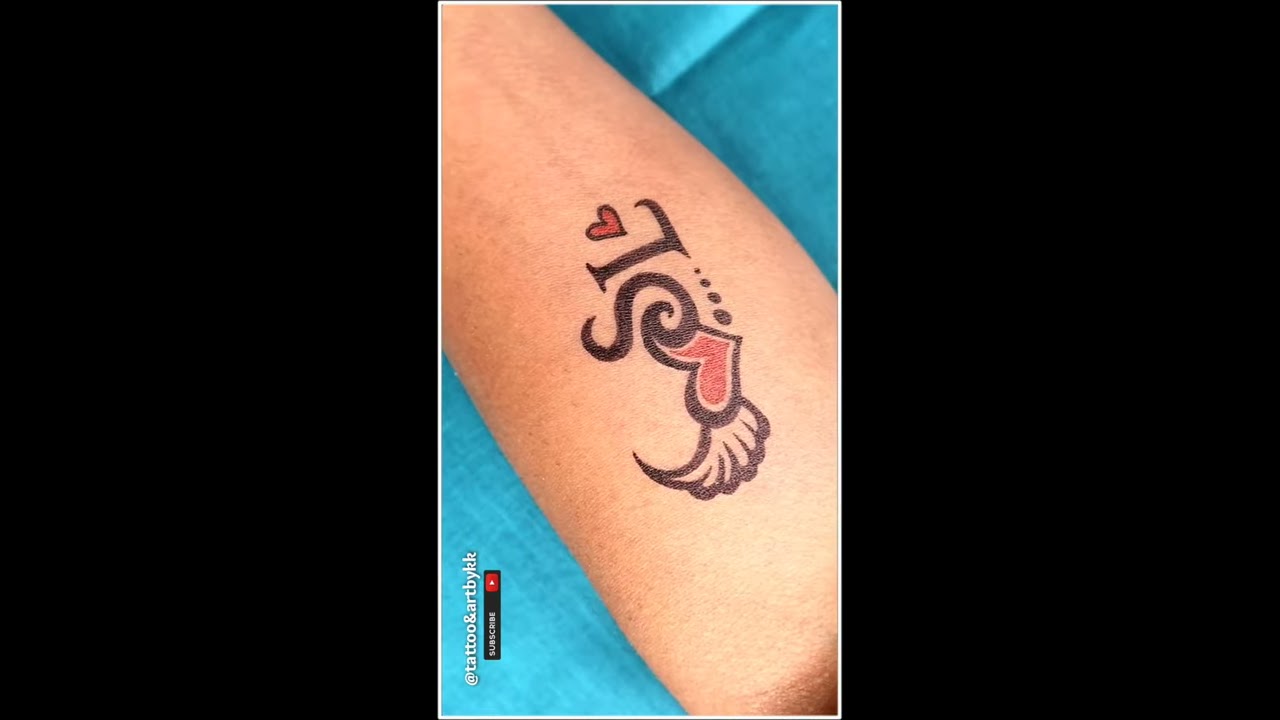 letter LS tattoo for couples  ls letter tattoo designs on hand  LS  tattoo  YouTube