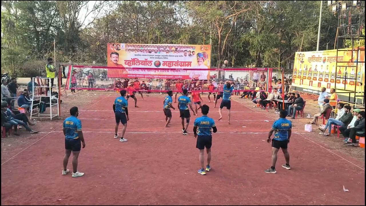 डोरलेवाडी 🔥 VS सोलापूर पोलीस 🔥 SEMI FINAL MATCH 🏐 @ धाराशिव हॉलिबॉल टूर्नामेंट 🏐🔥 कडक मॅच 🔥🏐💯