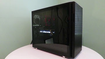 How loud is the Fractal Design DEFINE R6 Blackout TG case?
