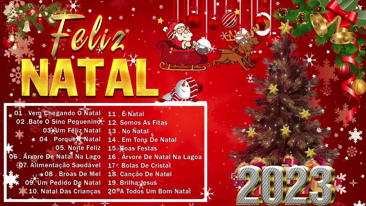 Feliz Natal 2023 🎅 Melhores Músicas De Natal ⛄ Músicas de Natal em  Português 🎅 Feliz Natal 2023 