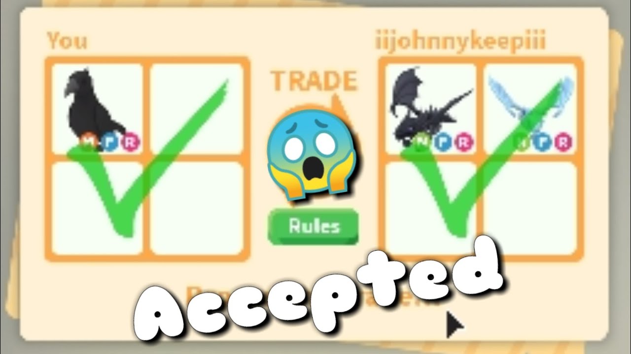 What People Trade For Mega Neon Crow Giveaway Roblox Adoptme