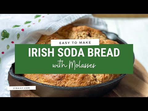 Brown Irish Soda Bread with Molasses