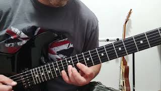 How To Play Judas Priest No Surrender Guitar SOLO Lesson