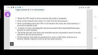 COA | Cache memory | Janish T