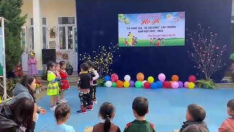 Màn chào hỏi hay của cuộc thi cô sáng tạo bé  tài năng _ Trường Mầm Non Hồng Thu