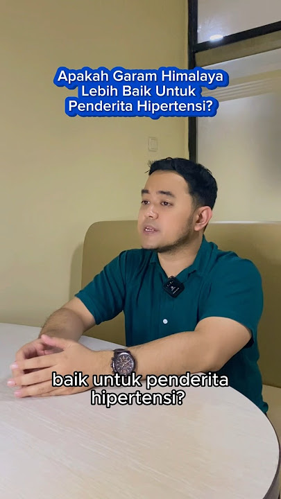 'Penderita hipertensi, wajib tahu apakah Garam Himalaya lebih baik untuk Anda! 🧂🔍 #RSHappyLand