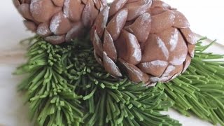 Make Foam Paper Pinecone Decorations - DIY Home - Guidecentral