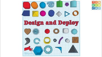 TinkerCAD - Free and Easy 3D Modeler - Shapes Tutorial