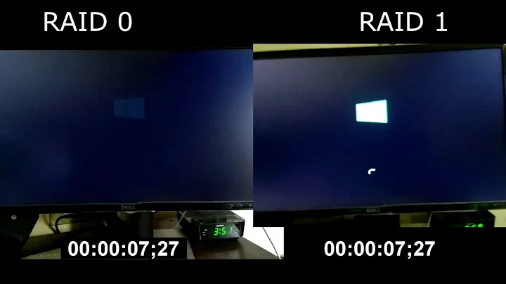 Raid 0 vs Raid 1 | Boot speed Test