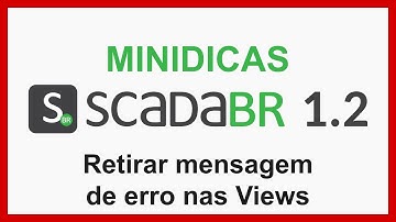 Minidicas ScadaBR 1.2 - Remover mensagem de erro ao editar Representações Gráficas