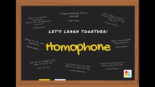 HOMOFON: DEFINISI, CONTOH, PENGGUNAAN (Homophone: Definition, Examples, Usage)