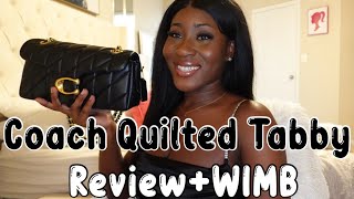 COACH QUILTED TABBY 26 | BLACK AND GOLD | FULL REVIEW + WIMB | VICKI ADE