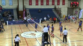 2014 CUNYAC Women's Community College Volleyball Finals: Queensborough vs. Hostos CC