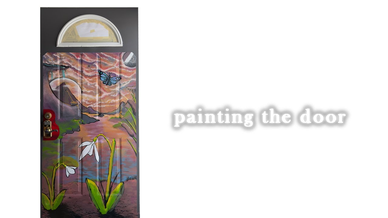 The Butterfly Through the Sunset Door