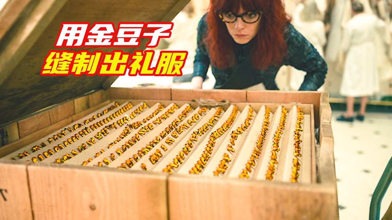 高分復仇爽片《庫伊拉》女人用金豆子做成奢華禮服，金豆子裏卻鑽出大量飛蛾；獵奇，科幻，電影解説合集